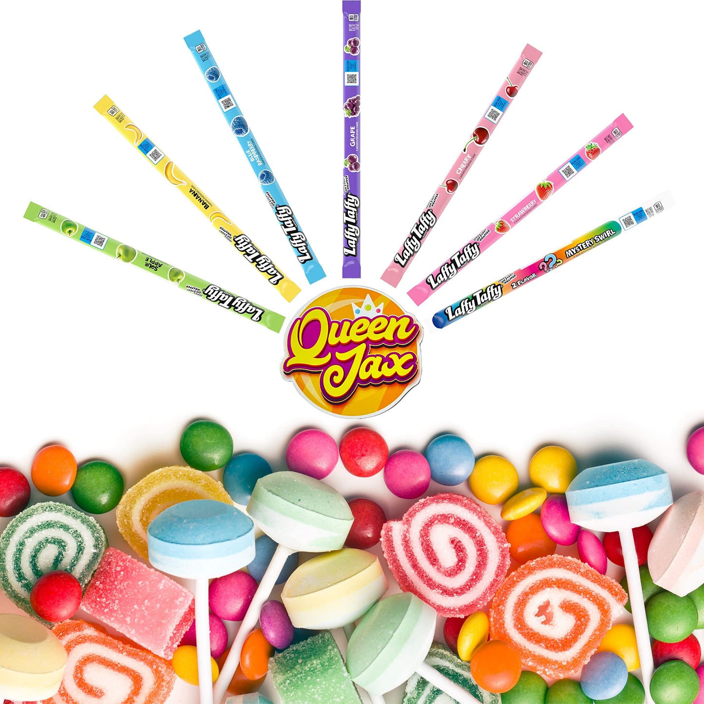 Laffy Taffy Ropes Variety Pack 28 pack 4 of Each Flavor All 7 Flavor Individually Wrapped Candy Assortment Banana Laffy Taffy Blue Raspberry Laffy Taffy Cherry Laffy Taffy Grape Laffy