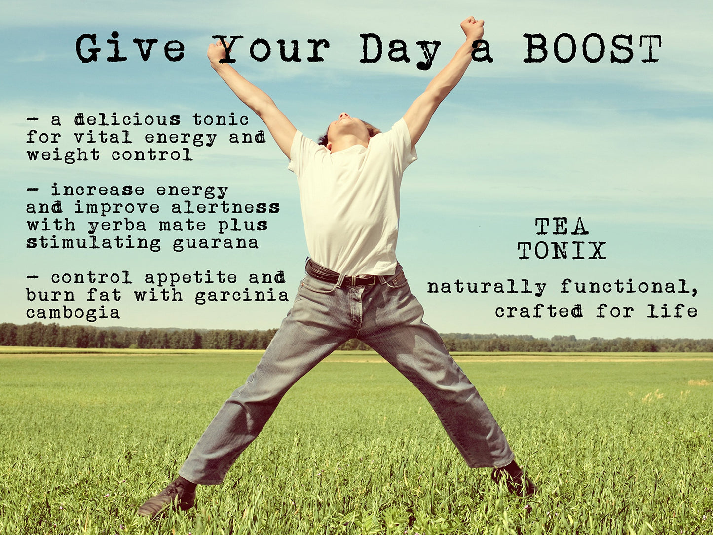 BE ENERGIZED Yerba Mate Tea with Guarana, Eleuthero, and Garcinia 60g (2.12oz) - HIGHLY CAFFEINATED for a Boost of Energy