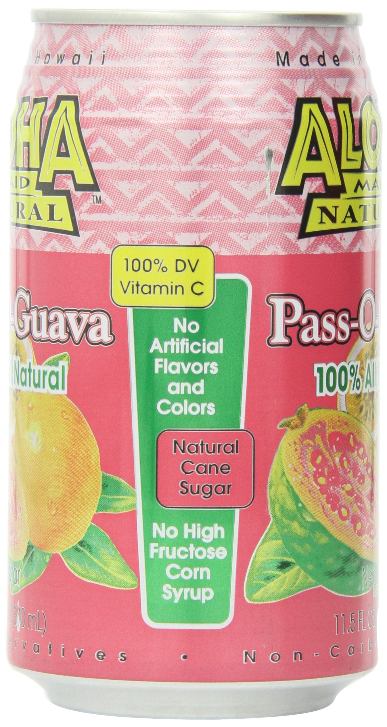 Aloha Maid Juice PassOGuava 115Ounce Pack of 24