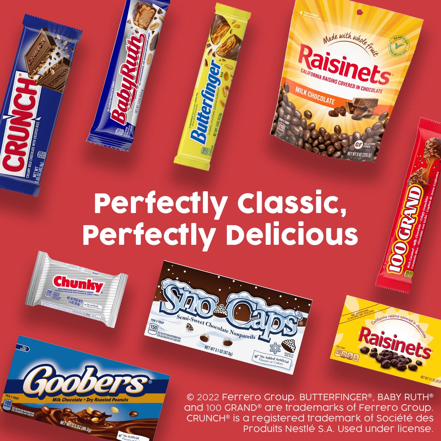 Chunky Giant Milk Chocolate Candy Bar 12 Count Bulk Individually Wrapped Ferrero Candy 42 oz
