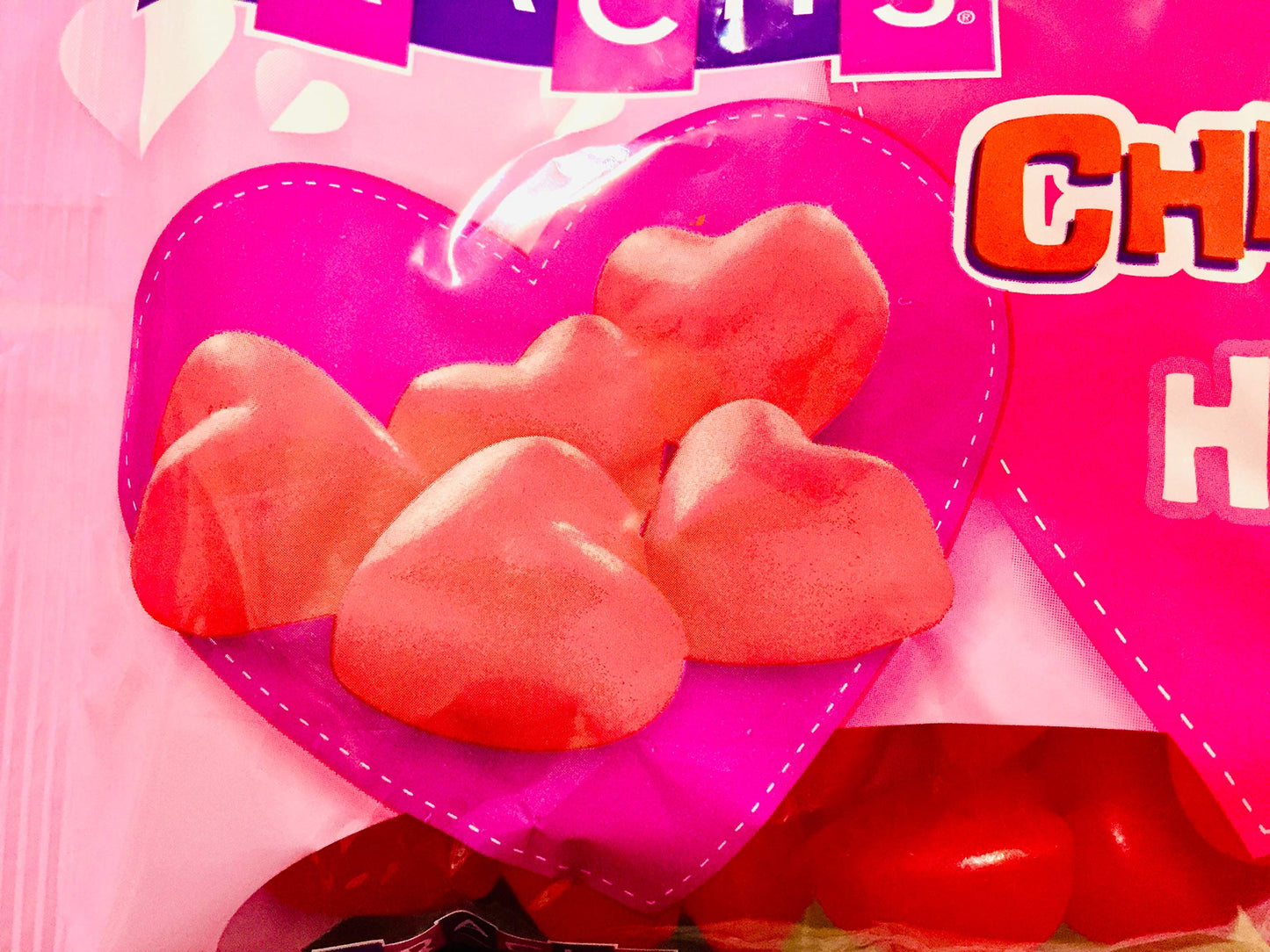 Brachs Cherry Flavored Jube Jel Hearts 4 Bags 12 oz Each 48 oz Total Valentines Day Candy