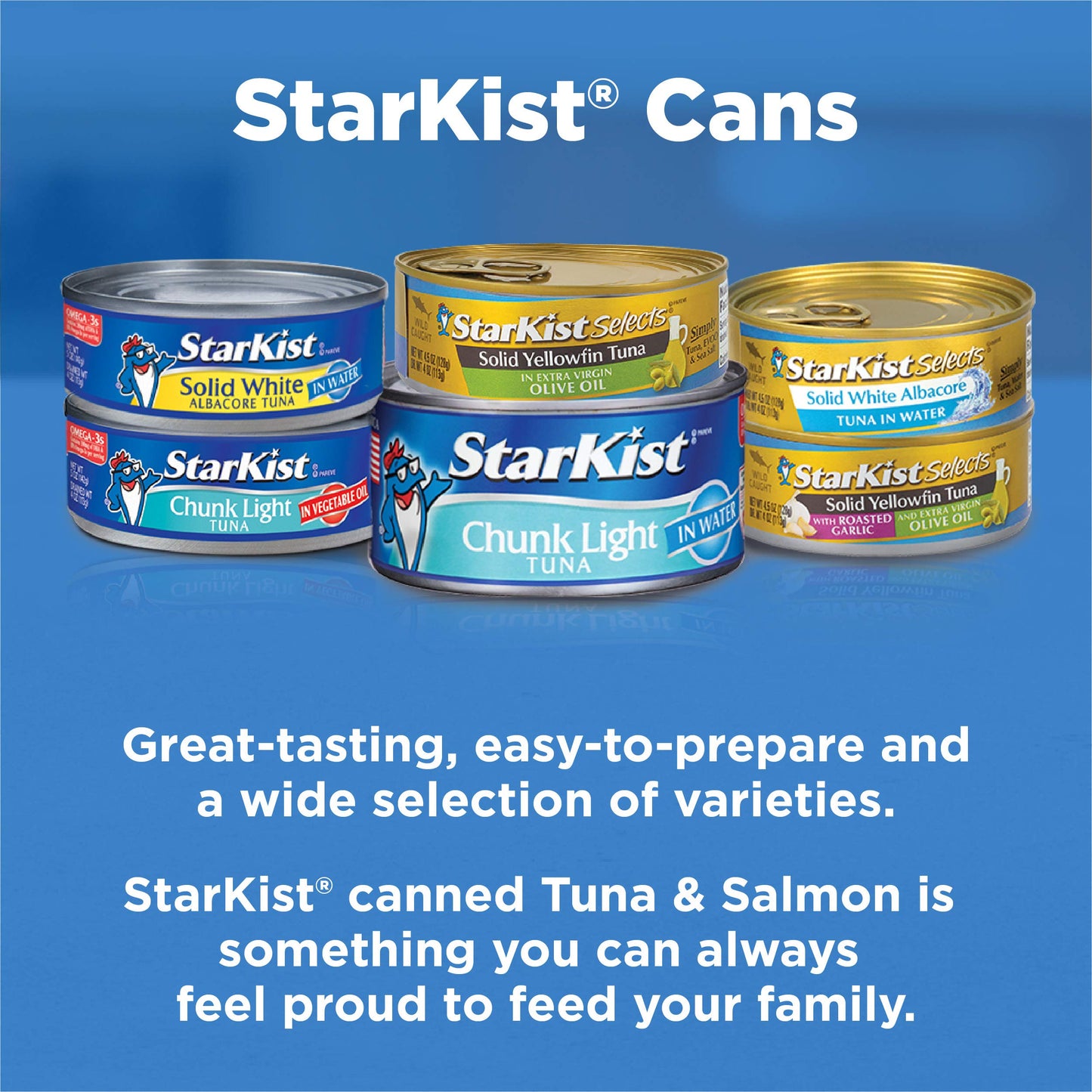 StarKist EVOO Solid Yellowfin Tuna in Extra Virgin Olive Oil 45 oz Can Pack of 4