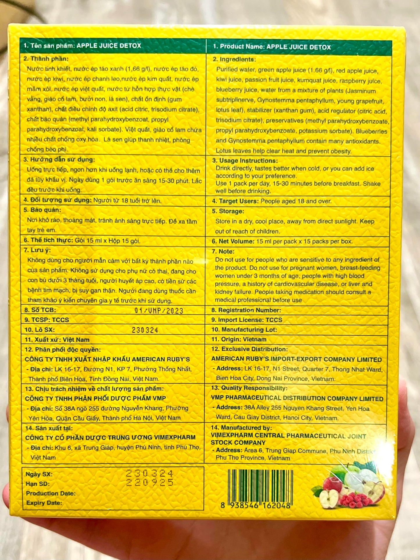 Generic New Version of Passionfruit & Pineapple - RubisS Detox - Apple Flavor (15 packs per box plus 1 box of Saffron Tumeric), Orange/yellow