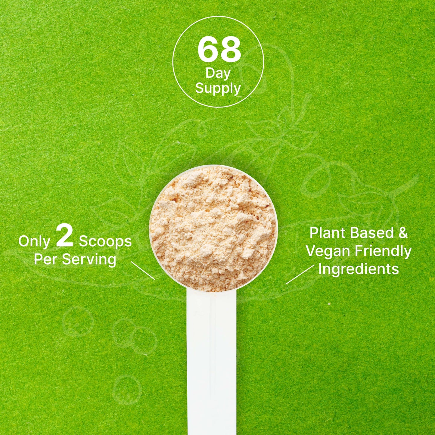 DEAL SUPPLEMENT Unflavored Pea Protein Powder, 5lbs - Premium North American Grown Peas - Easily Digested Isolate Form - Great for Shakes, Bars, or Snacks - 27g Protein Serving, Soy Free, Vegan
