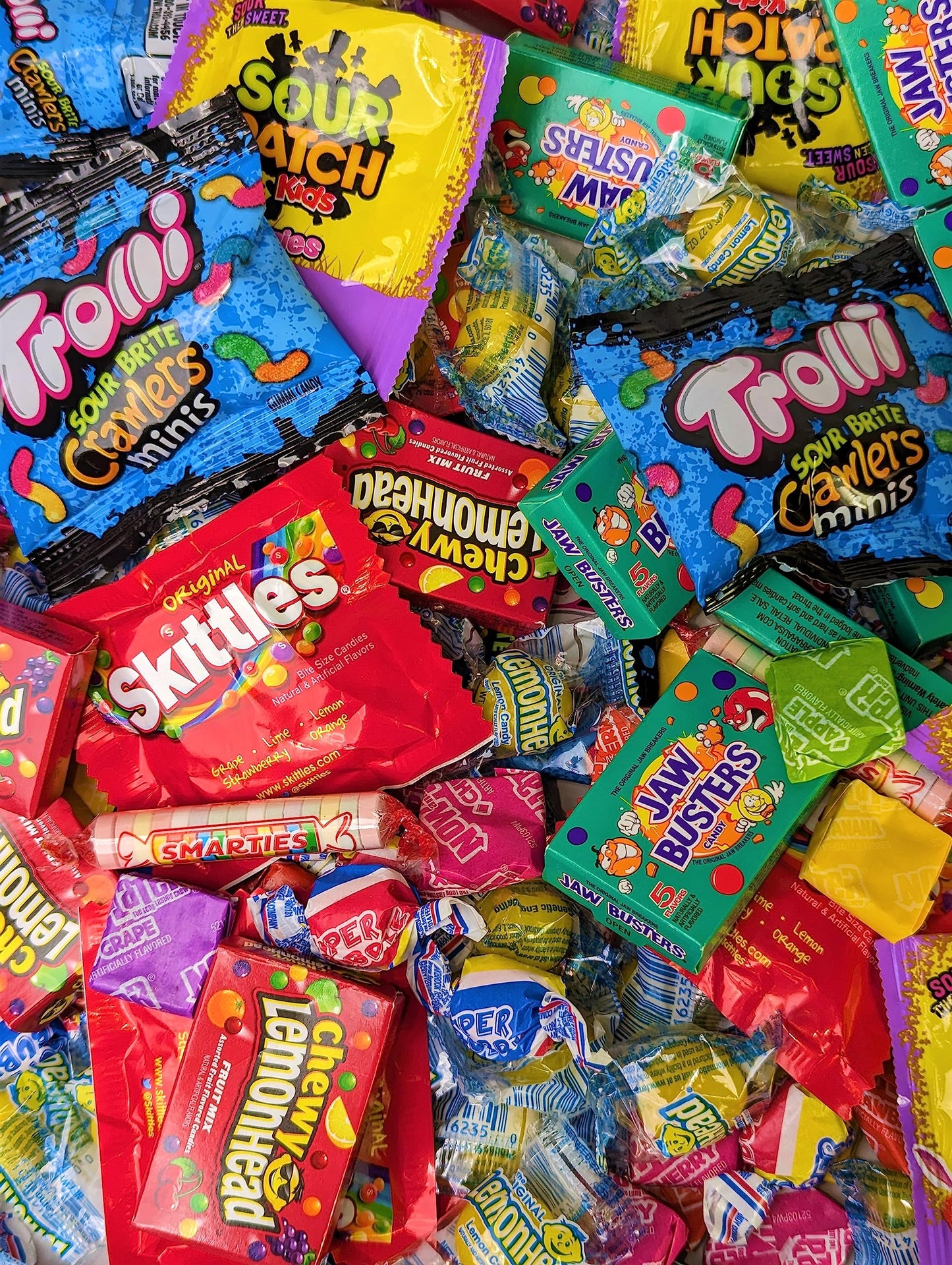 Pinata Candy Mix Assorted Candy Variety Pack 4 lb Bulk Candy Individually Wrapped Piñata Candy Sour Candy Bubble Gum Fruity Candy Chewy Candy Christmas Candy Bulk Individually Wrapped