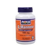 Now Foods D-Mannose, 120 Caps 500 mg (Pack of 3)