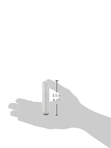 Travalo Classic HD Perfume Atomizer - Elegant Design for Valentine’s Day - Reusable, Airtight, Easy Fill Mini Pump Sprayer with Volume Window - Silver