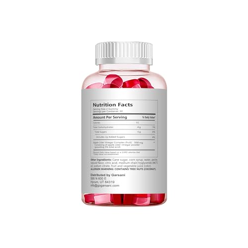Garsani Celsium - Celsium Keto + ACV Gummies (Single, 60 Gummies)