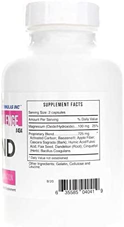 Systemic Formulas #404 Bind 120 Capsules, Activated Charcoal Capsules Powerful Cleanse Supplement for Optimal Health