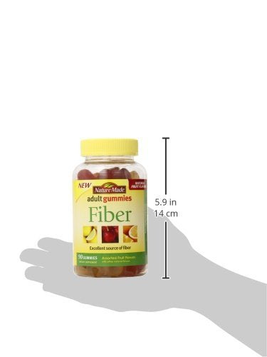 Nature Made Adult Gummies Fiber, 90 Count Pack of 2