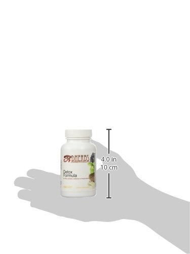 Dherbs Detox Formula Supplement, Herbal Body Cleanse with Dandelion Root (100 Capsules)