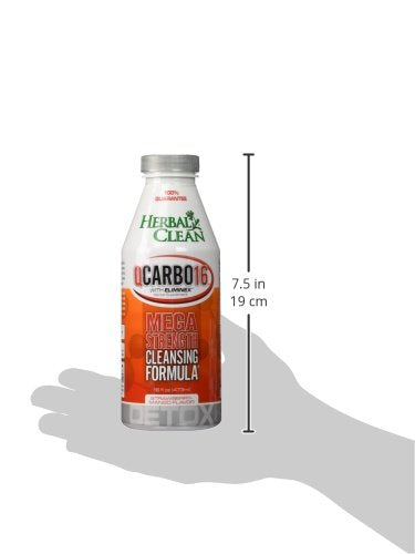 Herbal Clean BNG Enterprises Q Carbo Liquid Straw Drinks, Mango, 16 Ounce
