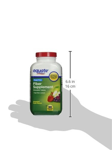 Equate - Fiber Supplement, 90 Chewable Tablets (Compare to Fiber Choice)