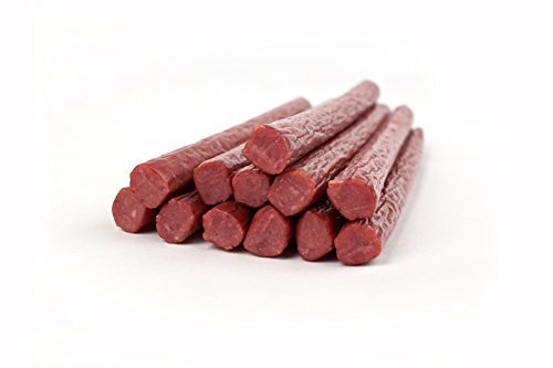 Nicks Sticks 100 GrassFed Beef Snack Sticks  Made in the USA  Gluten Free  Paleo Keto Whole30 Approved  No Soy Antibiotics or Hormones 12  17oz Packages of 2 Sticks