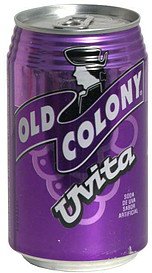 OLD COLONY UVA  Puerto Ricos Favorite Grape Flavored Soda  12 oz cans  8 Pack