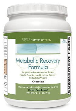 HormoneSynergy Metabolic Recovery Formula | Optimal Gastrointestinal, Hepatic and Intestinal GHI Support | Suitable for Vegans (Chocolate)