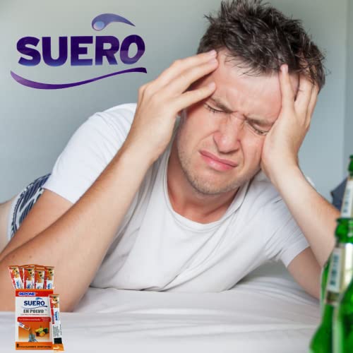 REPONE SUERO Electrolyte Powder Solution Fruit Flavor, 8 Oz Packets, 1 Box with 8 Packets.