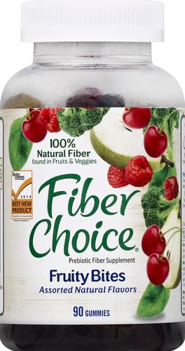 Fiber Choice Gummies Fruity Bites, Assorted Fruit, 90 Gummies