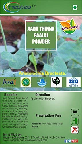neotea Aadu Thinna Paalai (Aristolochia Bracteata) Powder, 300g