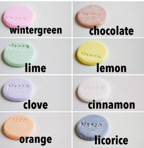 Necco Wafers 8 Pack Includes Assorted 4 rolls x Chocolate 4 rolls 8 Rolls Bulk Packaged by Cosmos Candy