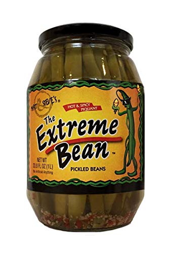 The Extreme Bean  Hot  Spicy Pickled Green Beans 33 oz 3 pack