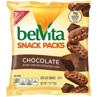Belvita Breakfast Biscuits BiteSize Snack Packs Variety Pack 1 oz Bags 12 Count