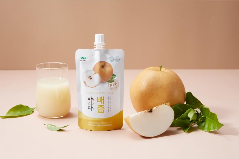 Korean Pear Juice Korean Food  Withus Barada Pear Juice Jeollando Naju Pear30 Pouches