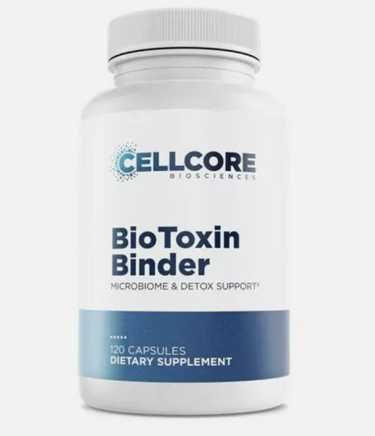 CellCore BioToxin Binder, Microbiome & Detox Support, 120 Capsules