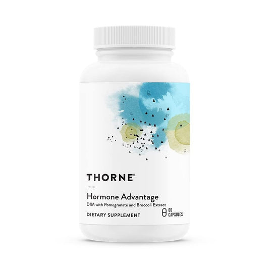 THORNE Hormone Advantage - (Formerly DIM Advantage) Estrogen Support & Hormone Balance for Men & Women* - Featuring DIM and Pomegranate Extract - 60 Capsules