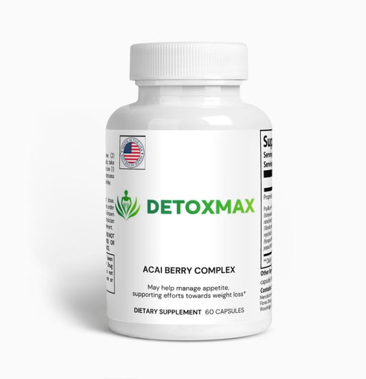 Max Detox Advanced Herbal Cleansing Supplement, 60 Capsules, Natural Digestive Support