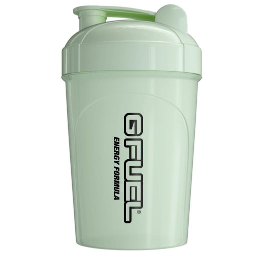 G Fuel Glow-In-The-Dark Shaker Bottle, Drink Mixer for Pre Workout, Protein Shake, Smoothie Mix, Meal Replacement Shakes, Energy Powder and More, Blender Cup, Portable Safe, BPA Free Plastic - 16 oz