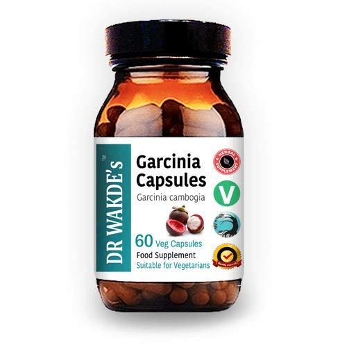 DR WAKDE'S Garcinia Fruit Capsules (Garcinia cambogia, 60 Veg Caps, Plant-Based Supplement, Ayurvedic Herb, All Natural, Vegan)