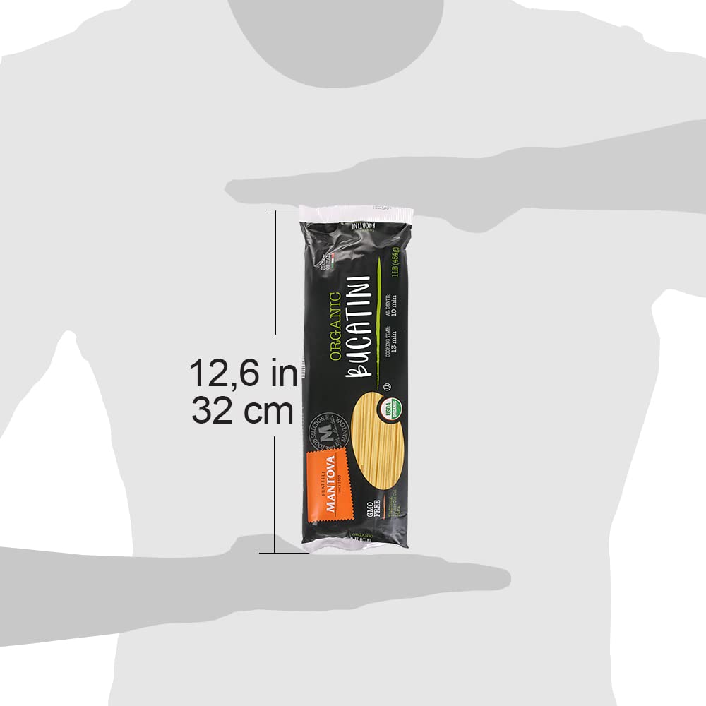 Bucatini Organic Italian Pasta Pack of 6 1 lb