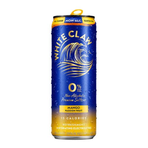 Generic MANGO PASSION FRUIT Claw 0 24 Pack of 12oz Cans Non Alcoholic Seltzer Premium Seltzer 15 Cal Per Can Hydrating Electrolytes 24 Pack