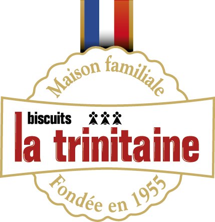 La Trinitaine French Brittany Galettes au Beurre Butter Cookies in Mini Quimper Tin Faience Couple 46 OZ