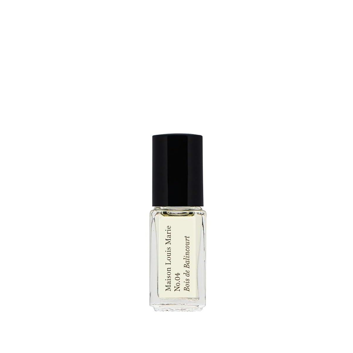 Maison Louis Marie - No.04 Bois de Balincourt Natural Roll-On Perfume Oil Sample | Luxury Clean Beauty + Non-Toxic Fragrance (0.1 fl oz | 3 ml)