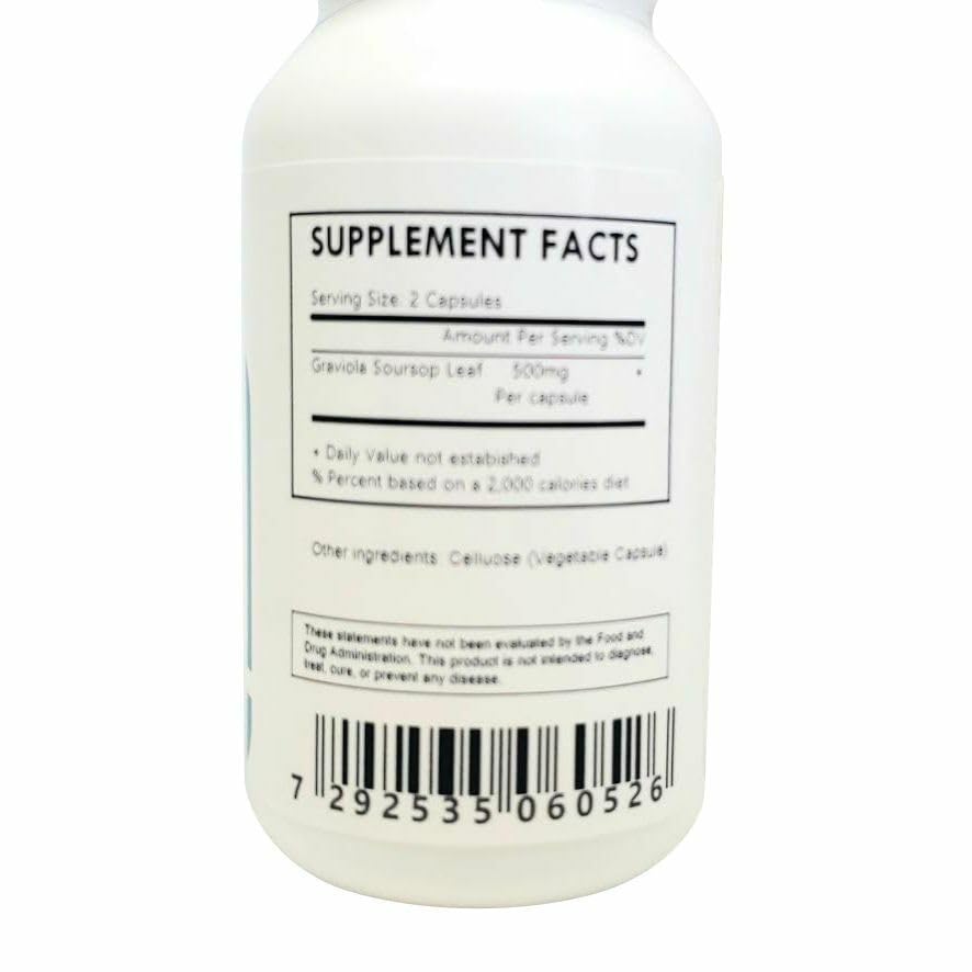 Graviola Soursop Capsules - 480