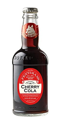 Fentimans Sparkling Cherry Cola  Cherry Soda Craft Soda Soft Drink with Natural Ingredients No Artificial Colors Flavors or Preservatives Botanically Brewed  93 Fl Oz Pack of 12