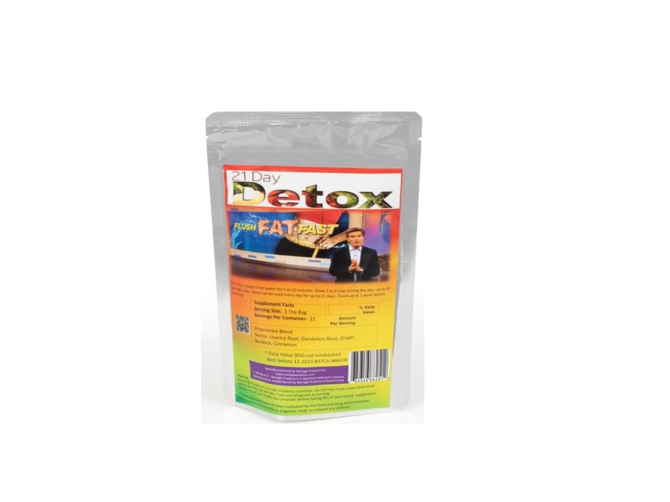 Nutreglo 21 Day Detox and Flush herbal Tea