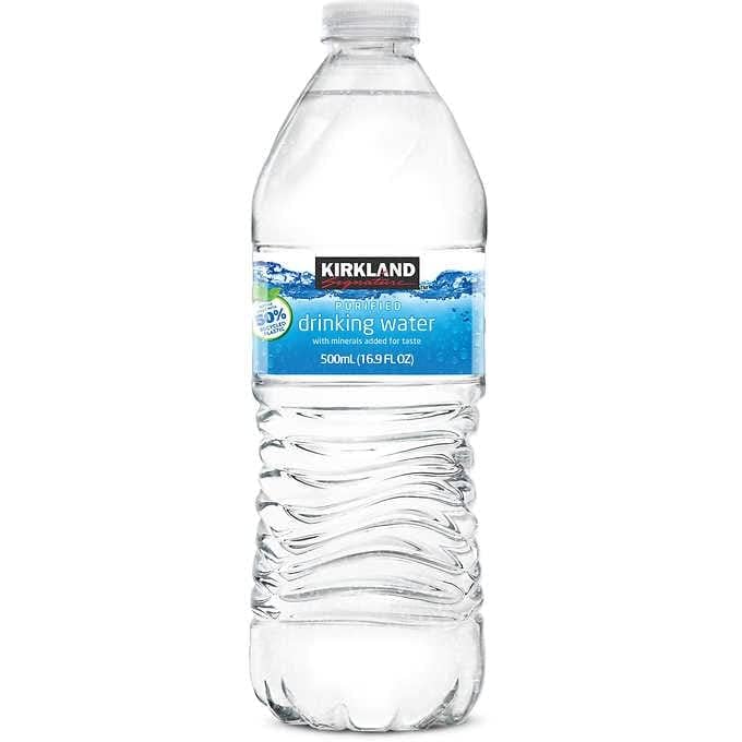Blue Ribbon Kirkland Signature Purified Drinking Water 169 Fl Oz Pack of 10 Total of 169 Fl Oz