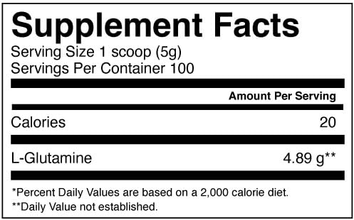 JBN - Just Be Natural L-Glutamine (Vanilla)