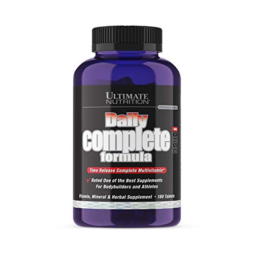Ultimate Nutrition Daily Complete Time Release Multivitamin, Antioxidant, Mineral and Amino Acid Supplement, 180 Tablets