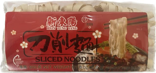 Apexy HTY Sliced Noodle Vegetarian Knife Cut Noodle Flat Wide Noodle Family Value Size 318oz 900g 2