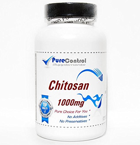 Chitosan 1000mg // 180 Capsules // Pure // by PureControl Supplements