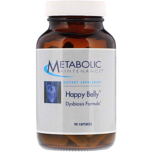 Metabolic Maintenance Happy Belly - Gut Balancing Support with Caprylic Acid, Black Walnut, Olive Leaf + Barberry (90 Capsules)