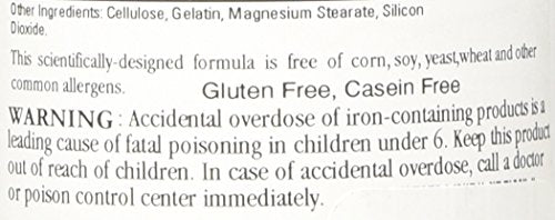 Cardiovascular Research Ferritin Maximum Absorption Iron Supplement 1-Pack, 01-Cream,60 Capsules