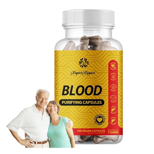 TAFUTY Blood Purifying Capsules Organic, GMO-Free, Gluten Free, Vegan 1100 mg (1)