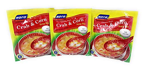 Nora Kitchen Chinese Style Crab and Corn Soup Mix 212Ounce 3 Pack