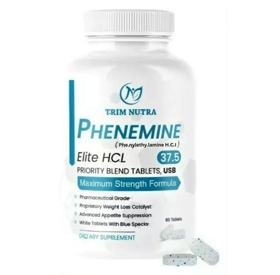 Phen.emine Elite 37.5 - Maximum Strength Appetite Support, Fast-Acting Diet Formula - 60 Tablets