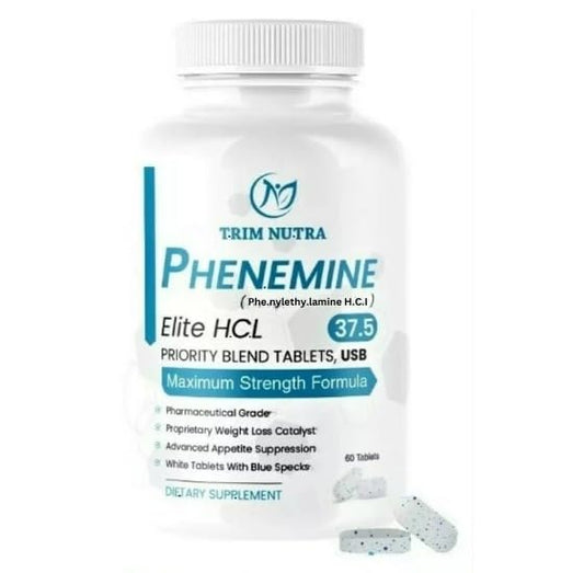Phen.emine Elite 37.5 - Maximum Strength Appetite Support, Fast-Acting Diet Formula - 60 Tablets